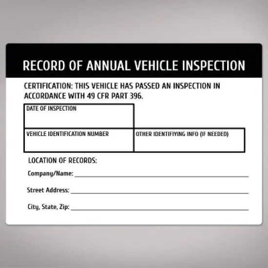 Avery Annual Vehicle Inspection Stickers, Waterproof, UV Resistant, Preprinted, Handwrite Only, 5" x 3.5", 20 Stickers image {6}