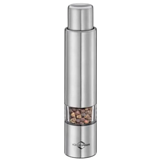 Kuchenprofi Pepper Push Mill Grinder, Stainless & Acrylic image {5}