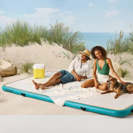 10 x 6 ft. Rigid Air Dock - Embark&trade;: Water Float Raft, 4-Person Capacity image {1}