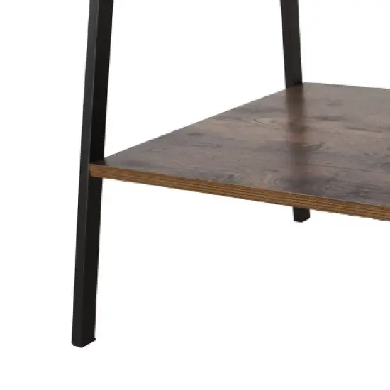 71.5" Newnan Modern Industrial 4 Shelf Etagere Ladder Bookcase - Christopher Knight Home image {4}