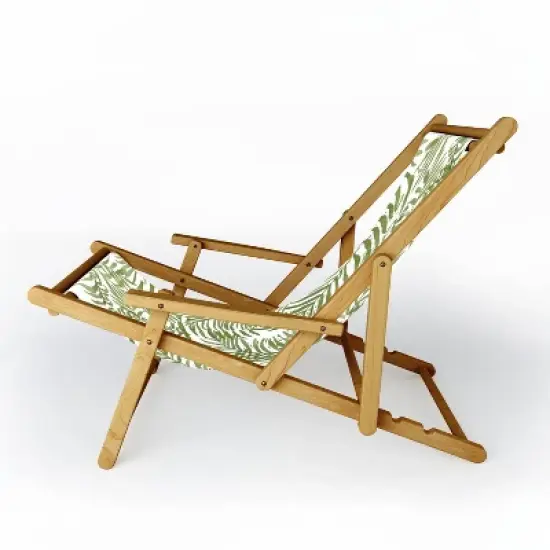 Alja Horvat Areca Palm Pattern Sling Chair - Deny Designs image {1}
