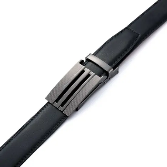 Men's Panel Striped Ratchet Belt image {3}
