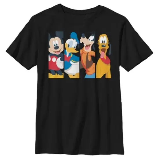 Boy's Disney Mickey Mouse Best Friend Panels T-Shirt image {4}