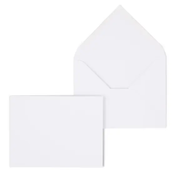 Staples Gummed Invitation Envelopes 5 3/4" x 4 3/8" White 250/Box (266767N) image {4}