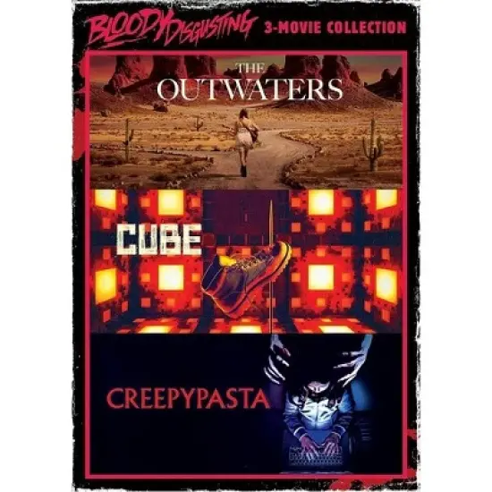 Bloody Disgusting 3-Movie Collection: The Outwaters / Cube / Creepypasta (DVD) image {1}
