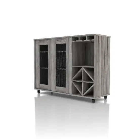 Carmelia Industrial Inspired Sliding Door Buffet - HOMES: Inside + Out image {6}