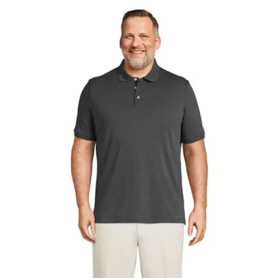 Lands' End Men's Short Sleeve Super Soft Supima Polo Shirt image {6}