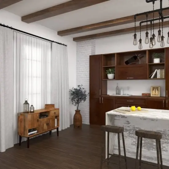 Modern Mango Wood Buffet Brown - Olivia & May image {16}