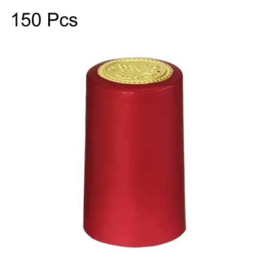 Unique Bargains PVC Heat Shrink Unbreakable Reusable Wine Bottle Caps 150 Pcs image {2}