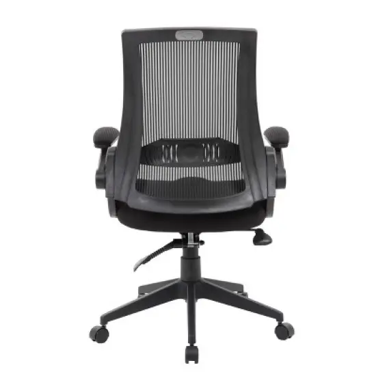 Mesh Back Flip Arm Task Chair Black - Boss image {3}