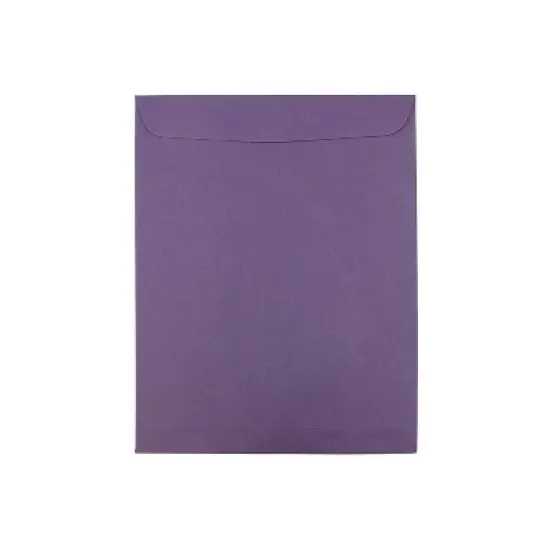 JAM Paper 10 x 13 Open End Catalog Envelopes Dark Purple 25/Pack (1287032) image {2}