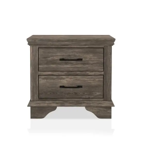 Jacobia 2 Drawer Nightstand Gray - HOMES: Inside + Out image {3}