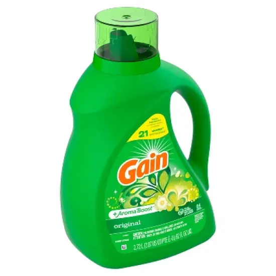 Gain + Aroma Boost Original Scent HE Compatible Liquid Laundry Detergent image {2}