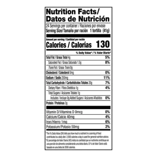 Guerrero Taco Size Soft Riquisimas Flour Tortillas - 24ct/35oz image {7}