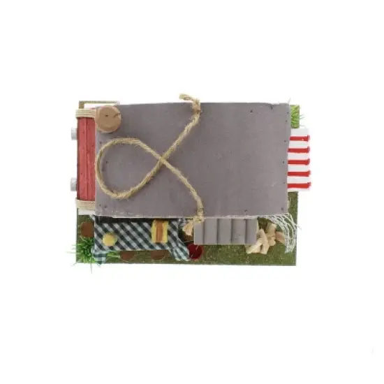 7.95" Trailer Wood Birdhouse Red - Zingz & Thingz image {5}