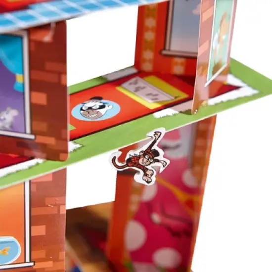 HABA Rhino Hero Super Battle - A Turbulent 3D Stacking Game Fun for All Ages (Made in Germany) image {5}