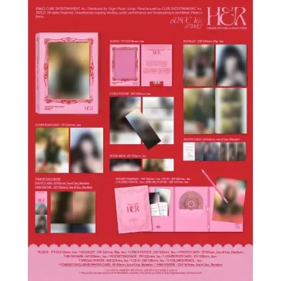 MINNIE ((G)-IDLE) - HER (Target Exclusive, CD) image {1}