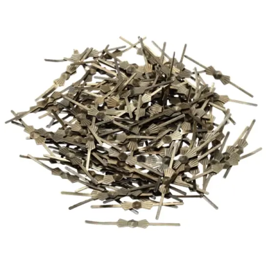 Unique Bargains Bowtie Copper Clip for Fastening Chandelier Crystal Lamp 150 Pcs image {5}