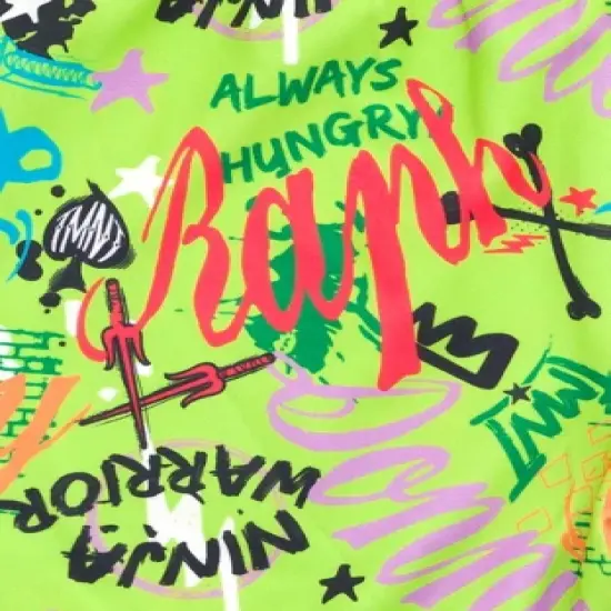  Teenage Mutant Ninja Turtles Leonardo Michelangelo Raphael T-Shirt and Mesh Shorts Outfit Set Toddler to Big Kid  image {6}