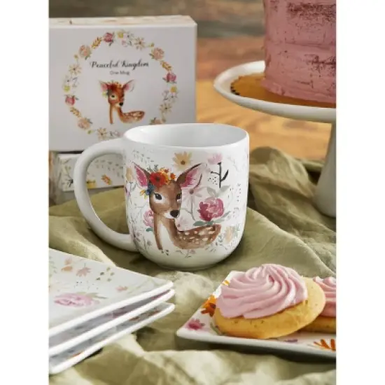 Peaceful Kingdom Deer 13oz Mug - Rosanna image {1}