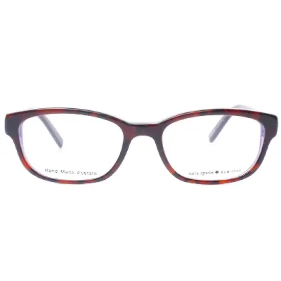 Kate Spade  JLG Womens Rectangle Eyeglasses Tortoise 50mm image {1}