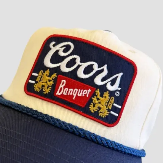 Men's Coors Baseball Hat - Cream/Navy image {3}