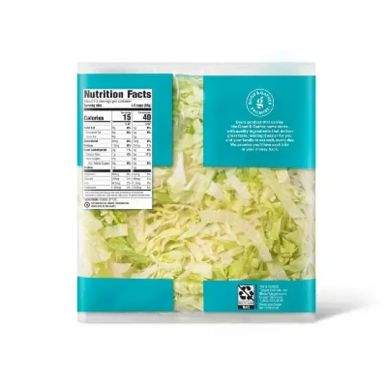 Fresh Shredded Iceberg Lettuce - 8oz - Good & Gather&trade; image {1}