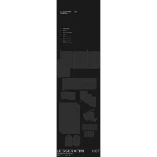 LE SSERAFIM - 5th Mini Album 'HOT' (Target Exclusive, CD) image {2}