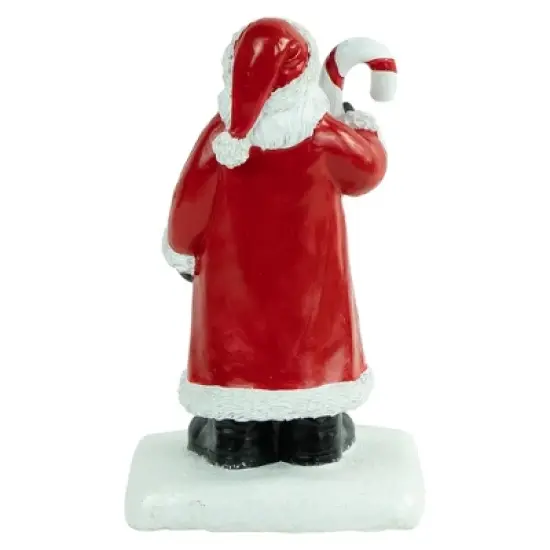 Northlight 7" Santa Claus with Candy Cane Christmas Stocking Holder image {3}