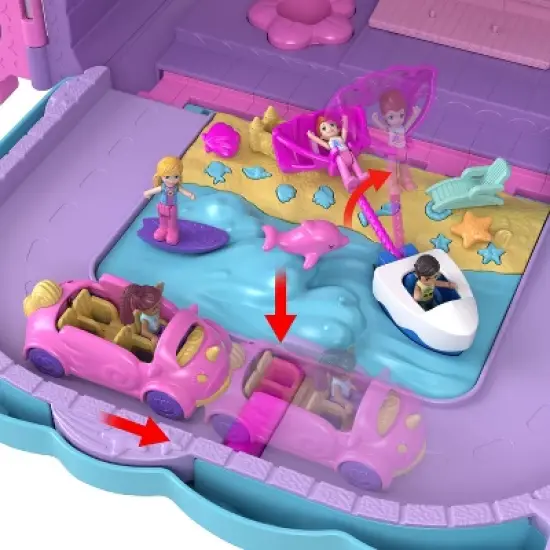 Polly Pocket Dolls Pollyville Resort Roll Away Playset image {2}