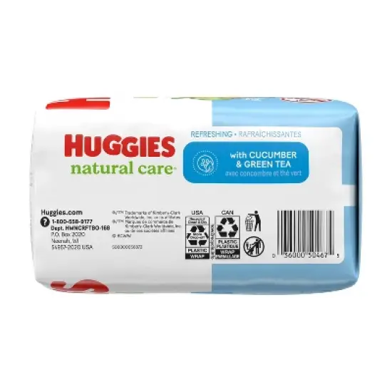Huggies Natural Care Refreshing Scented Baby Wipes (Select Count) image {11}