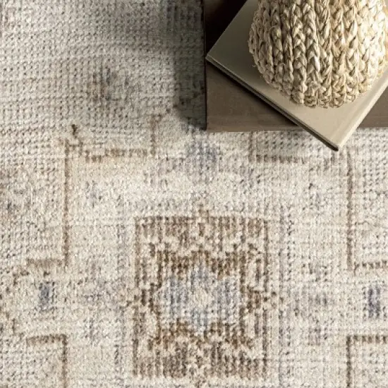 nuLOOM Krystin Distressed Machine Washable Area Rug image {6}