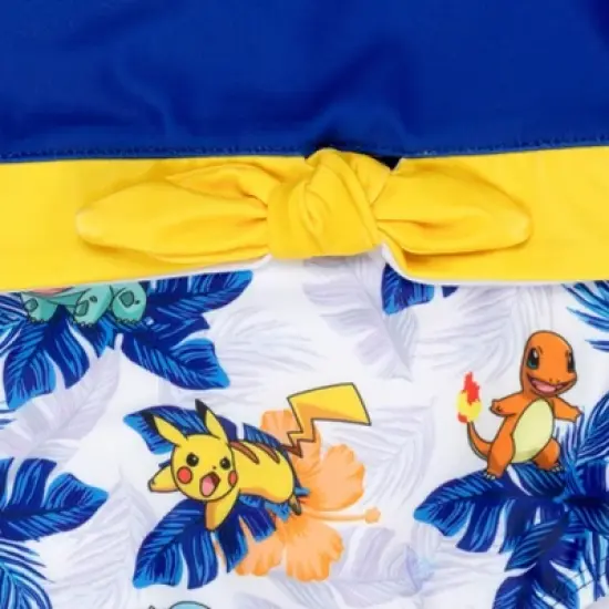 Pokemon Pikachu Girls One Piece Bathing Suit Little Kid to Big Kid image {6}