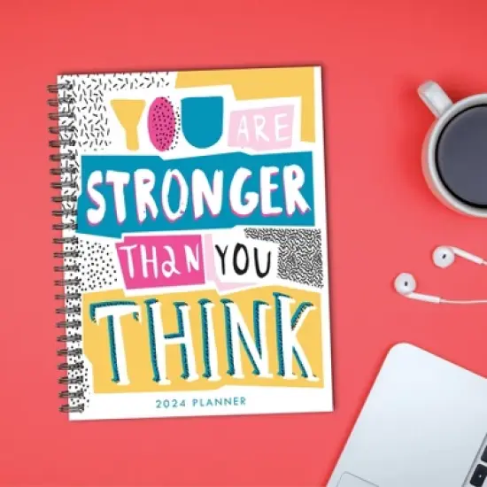 Willow Creek Press 2024 Weekly Planner 8.5"x6.5" Softcover You Are Stronger Than You Think image {4}