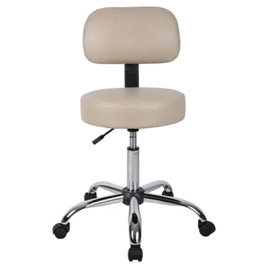 Medical Stool with Back Cushion - Boss Office Products image {3}