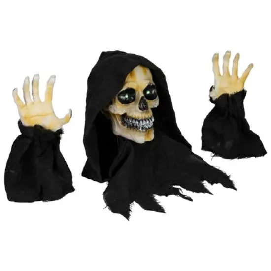 Northlight 8" LED Lighted Grim Reaper with Sound Outdoor Halloween Decoration image {4}