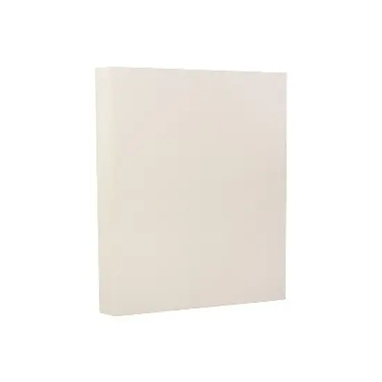 JAM Paper Strathmore 80 lb. Cardstock Paper 8.5" x 11" Natural White 50 Sheets/Pack (301115) image {1}