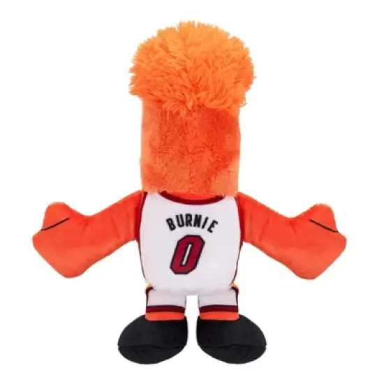 Bleacher Creatures Miami Heat Burnie 8" Mascot Kuricha Plush (Association Jersey White Uniform) image {3}