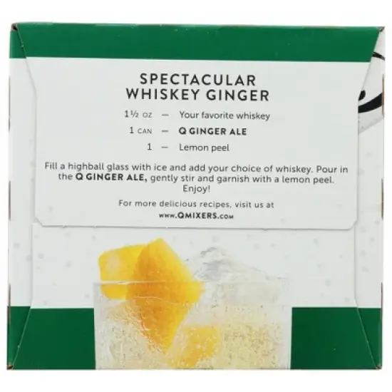 Q Mixers Ginger Ale - Case of 6/4 pack, 7.5 oz image {3}