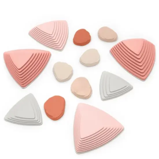 JumpOff Jo RockSteady Plus, Balance Blocks and Puddle Jumper Stones for Kids, Promotes Balance & Coordination, 12 Pieces Total image {8}