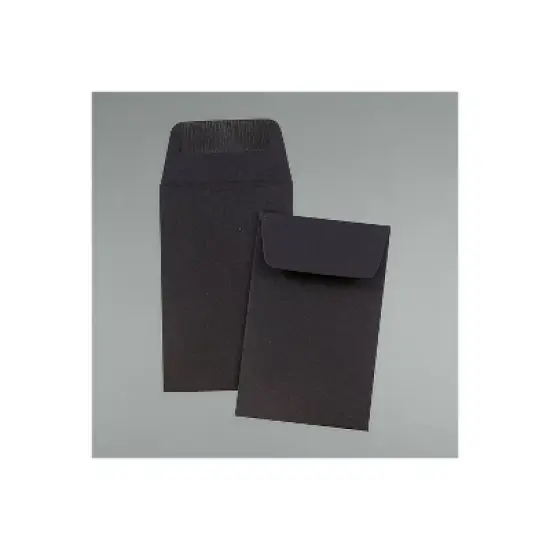 JAM Paper #1 Coin Business Envelopes 2.25 x 3.5 Black 352527801 image {3}