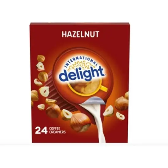 Internation Delight Coffee Creamer Singles Variety Pack, 24 count per box (Camamel Macchiato, French Vanilla, Sweet & Creamy & Hazelnut) image {4}