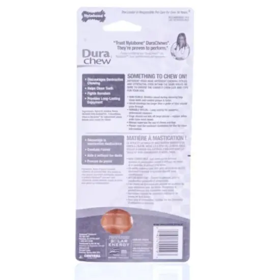 Nylabone Dura Chew Souper Bone - Peanut Butter Flavor(7.75") image {1}