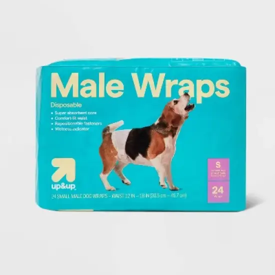 Male Wrap Dog Diapers - 24ct - up&up&trade; image {5}