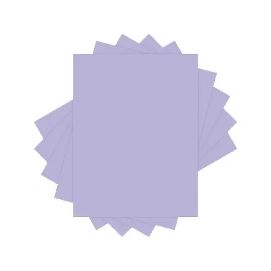 Lettermark Colors 30% Recycled Colored Paper 20 lbs. 8.5" x 11" Orchid 500 Sheets/Ream (94311) image {2}
