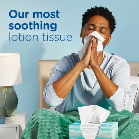 Puffs Plus Lotion Gentle & Soothing Facial Tissue image {2}