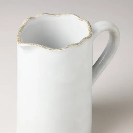 Carved Edge Pitcher Cream - Hearth & Hand&trade; with Magnolia image {2}