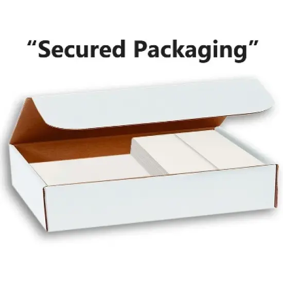 Hamilco Blank Greeting Cards and Envelopes 5x7 Folded Cream Card stock 80 lb Cover 100 Pack image {3}