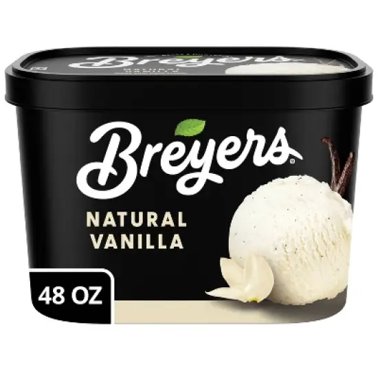 Breyers Original Ice Cream Natural Vanilla - 48oz image {8}