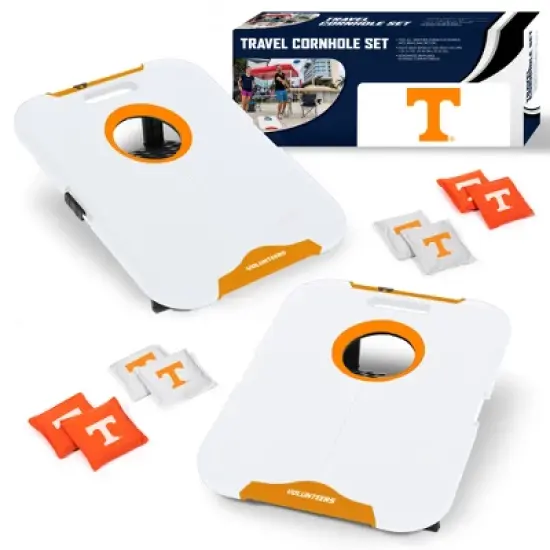 NCAA Tennessee Volunteers All-Weather Travel Cornhole Set image {6}
